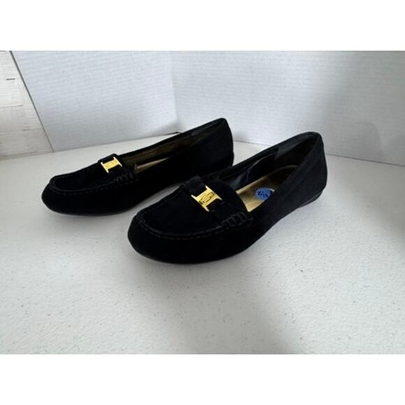 "LAUREN RALPH LAUREN" Careigh Suede Driving Loafers SZ 7.5 Floor Sample Like New - Picture 6 of 12